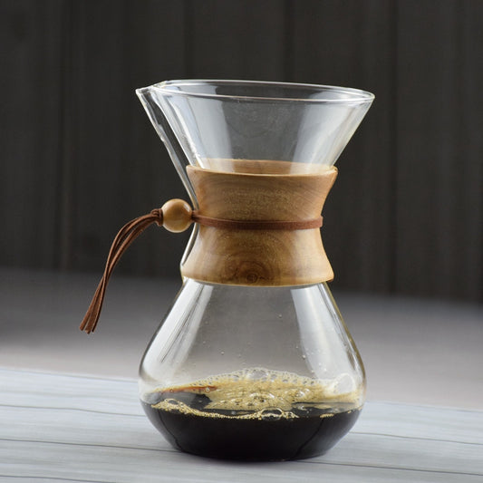 Chemex Style Coffee Brewer 3-6 Cups