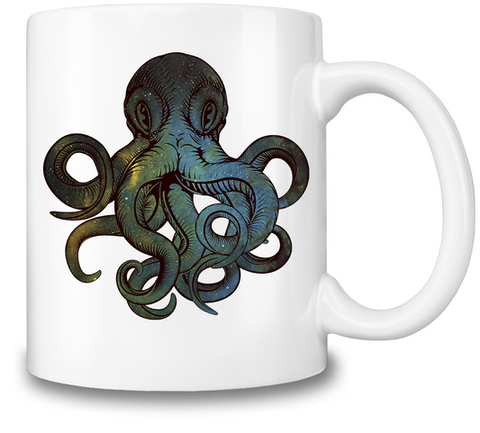 Space Cthulhu Coffee Mug